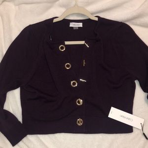 Calvin Klein Cropped Cardigan
